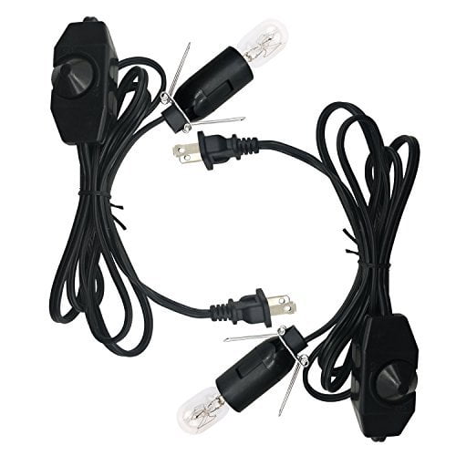 Cordones para lámpara de sal Haraqi Himalayan con regulador de intensidad, 2 cables
