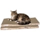 thumbnail image 1 of Alfombrilla rascadora gigante para gatos, 84 x 33 cm, tabla rascadora para gatos, gruesa, de 5,6 a 3,6 cm, rascador ondulado, tabla rascadora corrugada para gatos grandes, paquete de 2, 1 of 6