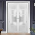 thumbnail image 3 of French Double Panel Lite Doors 72 x 96 with Hardware, 3 of 6