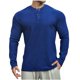 thumbnail image 2 of pstuiky Camisas de manga larga de invierno para hombre, Camiseta/camiseta informal de manga larga con cuello redondo y lavado holgado de terciopelo para hombre Tops de talla grande para hombre xxxl, 2 of 3