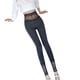 thumbnail image 2 of Calcetines de moda para mujer, de color liso, con encaje, elásticos, con parte inferior alta, leggings de dacrón para mujer, 2 of 6