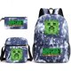 thumbnail image 1 of New style cartoon Stitch schoolbag three-piece elementary and middle school students backpack, 1 of 1