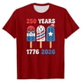thumbnail image 3 of MAIHAN 250 Years Tshirt Women Patriotic Shirt 4th Of July Tee Tops Plus Size American Flag Shirts Short Sleeve Spring Summer Tops Plus Size T Shirts for Women, 3 of 3