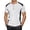 White, variant on YAYUBA Short Sleeve Polo Shirts for Men Button Down V Neck Big and Tall Print Casual Vintage Classic Golf Shirt Quick Dry Oversized Relaxed Fit Casual Tops
