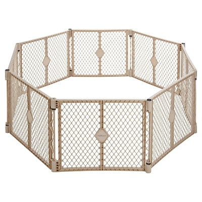 Toddleroo By North States Superyard 8 Panel Baby Play Yard Gate 8777