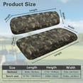 thumbnail image 3 of FUIALDOLG Golf Cart Seat Covers Fit for Club Car Precedent Front Seats Cushion, Green Camo Print Golf Cart Front and Back Seat Cushion Cover, No Nails Required, 3 of 8