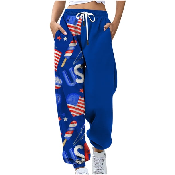 Pantalones de pierna ancha sueltos de cintura alta para mujer, deportivos, casuales, ajustados, con cordones Fridja alkflakhf33275
