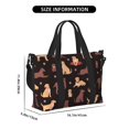 thumbnail image 2 of Rocae Labrador Retriever Dog for Travel Shoulder Bag Top Handle Handbag with Yoga Mat Buckle for Gym, Work, Travel, 2 of 7