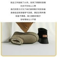 thumbnail image 6 of Luxury Winter Women Short Plush Warm Snow Boots Casual Shoes New Suede Fur Chelsea Ankle Boots Flats Platform Ladies Shoes (brown,36), 6 of 6