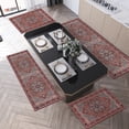 thumbnail image 6 of TECHVIDA Kitchen Rugs 4 Piece Set,Boho kitchen mats for floor, Non-Slip Machine Washable Rugs,Vintage Kitchen Mat for Hallway Laundry Room Sink, 6 of 8