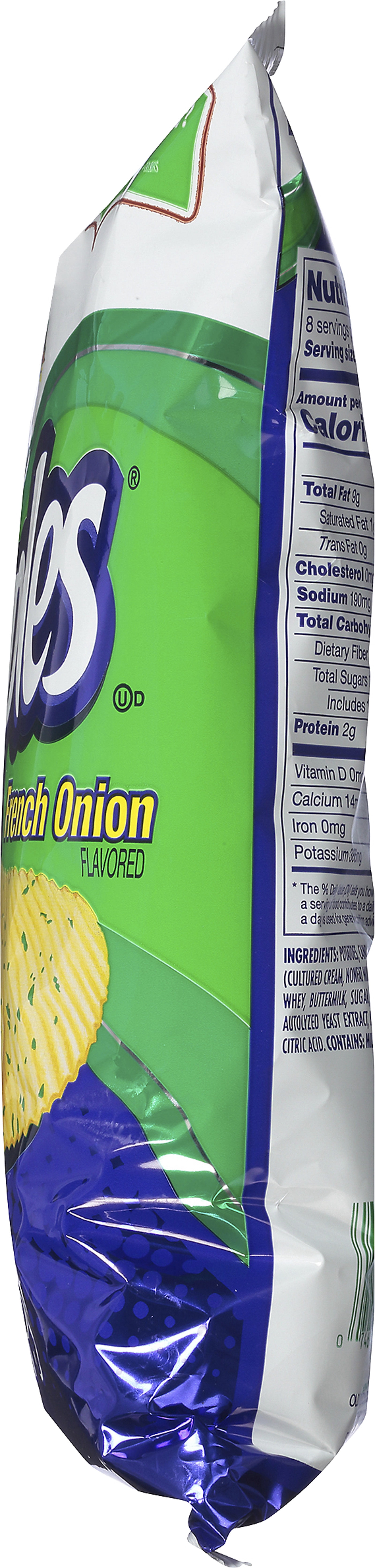 Old Dutch Ripples French Onion Flavored Potato Chips, 8 oz.