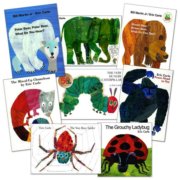Eric Carle Board Book Set Set of 8