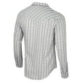 thumbnail image 3 of Men's Colosseum x Wrangler White Iowa Hawkeyes Plaid Window Pane Long Sleeve Full-Snap Shirt, 3 of 3