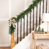 Northlight Mixed Pine and Pinecones Artificial Christmas Garland - 5.5' x 14" - Unlit