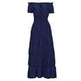 thumbnail image 1 of UPPADA Liquidation Robes d'Invitée de Mariage à Manches Évasées pour Femmes Robe de Cocktail Chic Robes de Bal d'Hiver Robes de Cocktail Formelles Robes des Années 1960 pour Femmes, 1 of 6