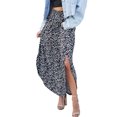 thumbnail image 3 of Doublju Women's Smocked Waist Band Maxi Skirt, 3 of 4