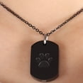 thumbnail image 3 of Memorial Jewelry, Prayer Practical Footprint Pattern Necklace, Meanful Gift For Lover, 3 of 8