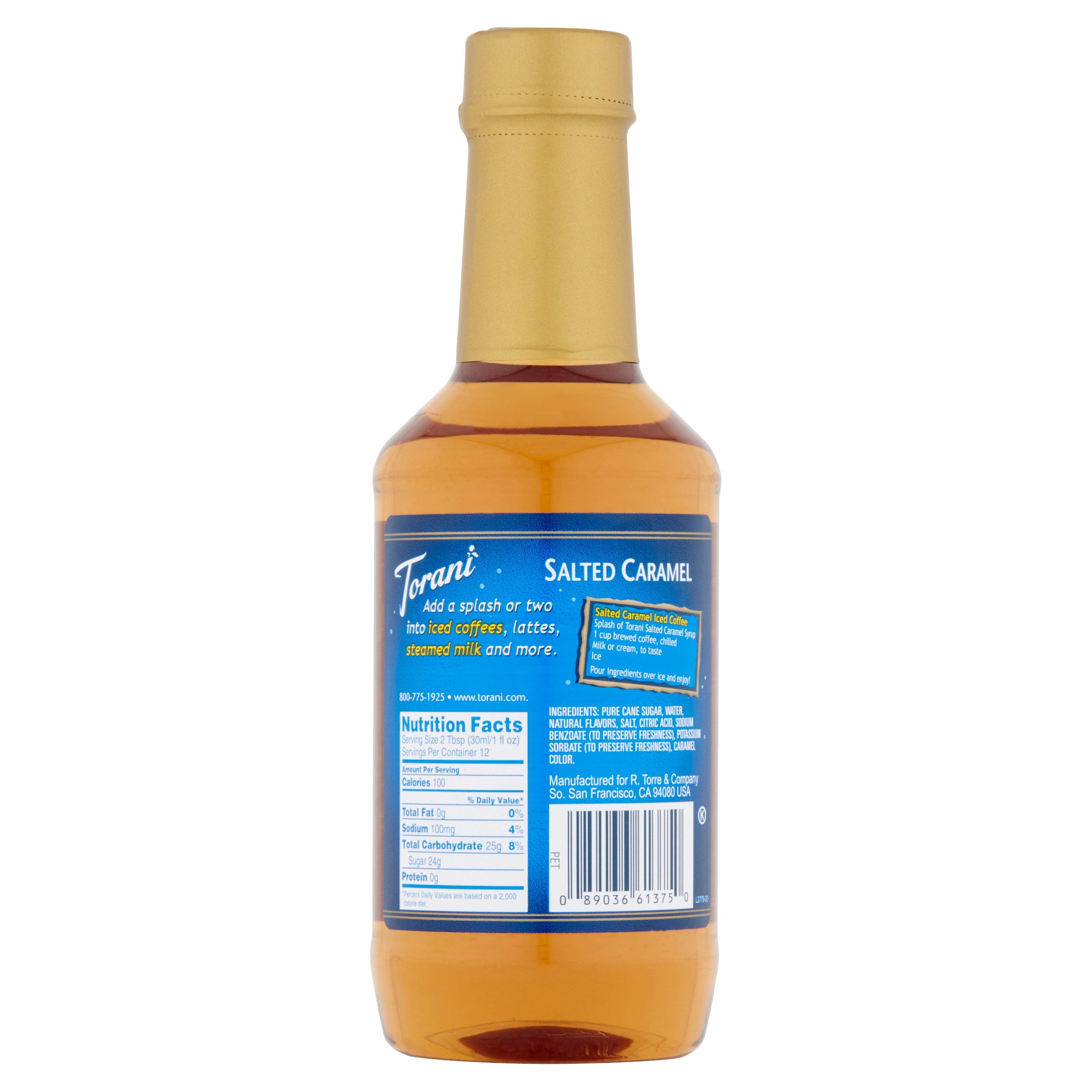 Torani Caramel Syrup Nutrition Facts Runners High Nutrition