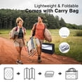 thumbnail image 6 of Smiry Outdoor Rugs 9x12, Waterproof Plastic Straw Indoor Outdoor Mat for Patio, RV Camping, Deck,Porch, Grey & White, 6 of 9