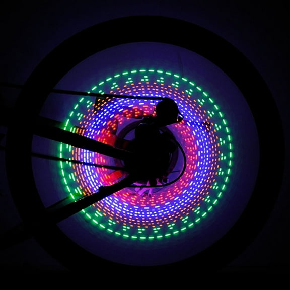 Masteelf Sky LED Wheel Light with 32 Patterns, Easy Installation, PC Material for Night Riding