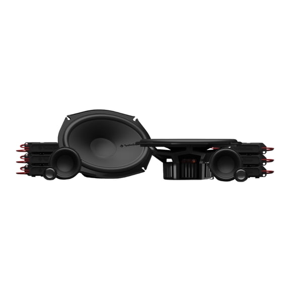 New Rockford Fosgate P3V2-69 Punch P3 6"x9" 3-Way 75W RMS Component Speaker System