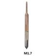 thumbnail image 7 of M1 M1.2 M1.4 M1.6 M1.7 M1.8 Mini Machine Metric Thread HSS Screw Tap Drill Bit, 7 of 7