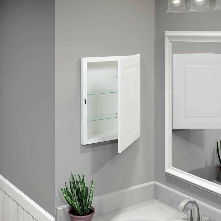 Medicine cabinet no mirror outlet