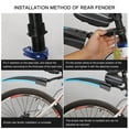 thumbnail image 3 of Yeacher Adjustable Road Mountain Bike Bicycle Cycling Tire Front/Rear Mud Guards Mudguard Fenders Set, 3 of 7