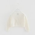 thumbnail image 5 of Hotiary 9M-7Y Toddler Girls Open Front Knit Cardigan Sweater Baby Kids Long Sleeve Bolero Shrug Dress Up Cropped Jacket Tops, 5 of 7