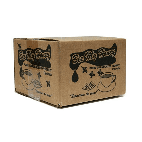 Bee My Honey Pure Granulated Honey, 1 Box (300 Packets)