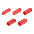 thumbnail image 3 of Uxcell 100Pcs Round Rubber End Caps Protective Caps 4mm 5mm 6mm 7mm 8mm Red Screw Thread Protectors, 3 of 6