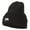 Black, variant on French Bulldog Embroidered Long Beanie - White OSFM
