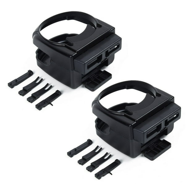 Scienceny 2 piezas de portavasos de salida de aire para coche, almohadilla de esponja de repuesto desmontable resistente, accesorios de soporte Kits de molduras para tableros de automóviles