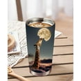 thumbnail image 6 of 20oz Giraffe Tumbler-Stainless Steel Travel Mug With Lid And Straw (Giraffe Tumbler ), 6 of 6