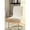 White, variant on Black Leatherette Counter Height Dining Chairs in Contemporary Style / Set of 2 for Dining