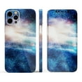 thumbnail image 3 of DesignSkinz Blue & Gold Glowing Star-Wave Full-Body Skin Decal Wrap Cover for iPhone 16 Pro Max, 3 of 9