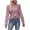 Hot Pink, variant on Zpanxa Womens Long Sleeve Tops Fashion Cutout Scalloped Lace Blouses Dressy V-Neck Long Sleeve Loose Casual T-Shirt Green XXL