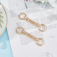 thumbnail image 4 of Hobbspring 2Pcs 3.9 Inch Purse Strap Extender Women Bag Extender Chain with Clasps Short Decorative Purse Chain Bag Replacement Chain Accessoies for Handbags Shoulder Bag Purses, 4 of 9