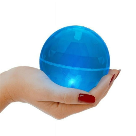 Blinkee 670080 4 in. LED Super Bounce Ball, Blue