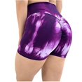 thumbnail image 1 of Gibobby Pantalones deportivos Pantalones cortos de yoga para correr con cintura alta de verano para mujer(Morado， L), 1 of 5