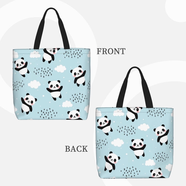 Sheep Print Canvas Tote Bag For Women – Large Reusable Shopping & Beach Bag, Aesthetic Gift