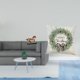 thumbnail image 2 of Figura decorativa de caballo, ideal para escritorio, estantería, sala de estar o como decoración del hogar. Funda de cojín navideña., 2 of 8