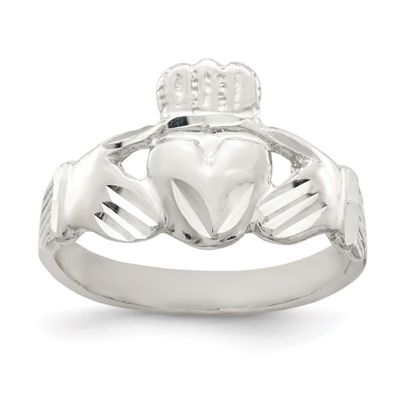 925 Sterling Silver Claddagh Ring Celtic