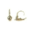 thumbnail image 3 of ADIRFINE 925 Sterling Silver Birthstone Color Stone Lever Back Earrings, 3 of 6