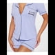 thumbnail image 4 of Conjuntos de Pijama para Mujer, Conjuntos Casuales, Pijamas con Botones, Pantalones Cortos y Mangas , Conjuntos de Pijama para Mujer Púrpura S, 4 of 8