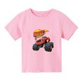 thumbnail image 3 of Camisetas divertidas de dibujos animados de Blaze y los Monster Machines para niños, camisetas geniales de verano para bebés, camisetas para niños, ropa para niñas, 3 of 5
