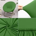 thumbnail image 4 of Gumesh Saucer Chair Cover, Stretch Round Moon Chair Cover, Removable Spandex Jacquard Fabric Soft Saucer Chair Covers for Adults, Machine Washable, 4 of 6