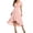 #65Light pink, variant on Summer Dresses for Women 2026, Chiffon V-Neck Ruffle Sleeve High Low Dress, Flowy A-Line Formal Sundress Light pink S