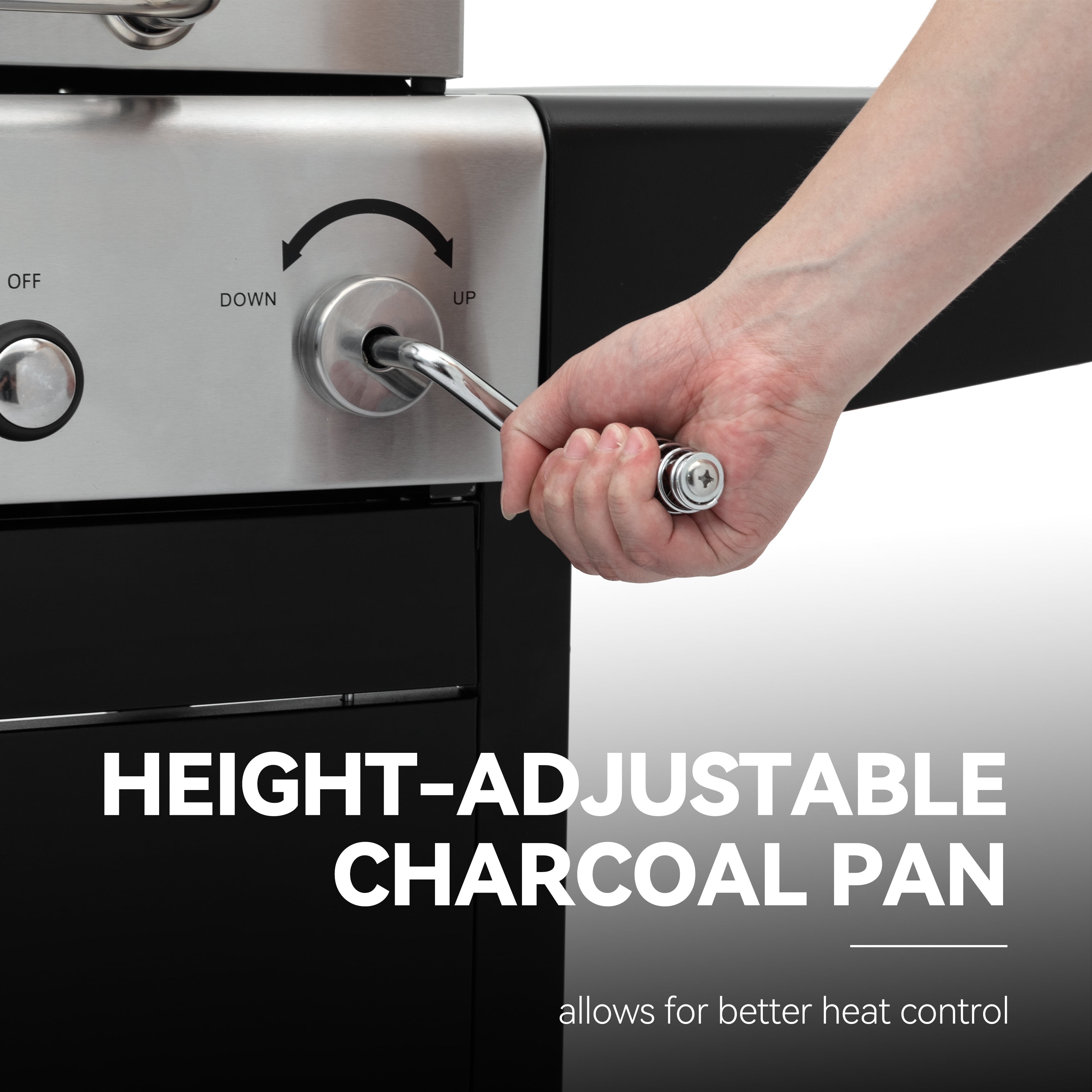 Royal Gourmet ZH3002N 3-Burner 25,500 BTU Gas/Charcoal Combo Grill
