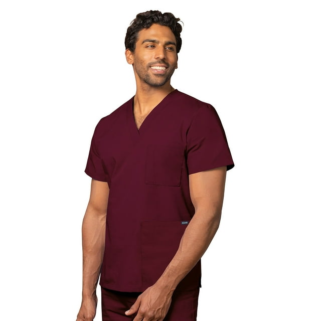 Adar Universal Unisex Scrubs - V-Neck Tunic Scrub Top